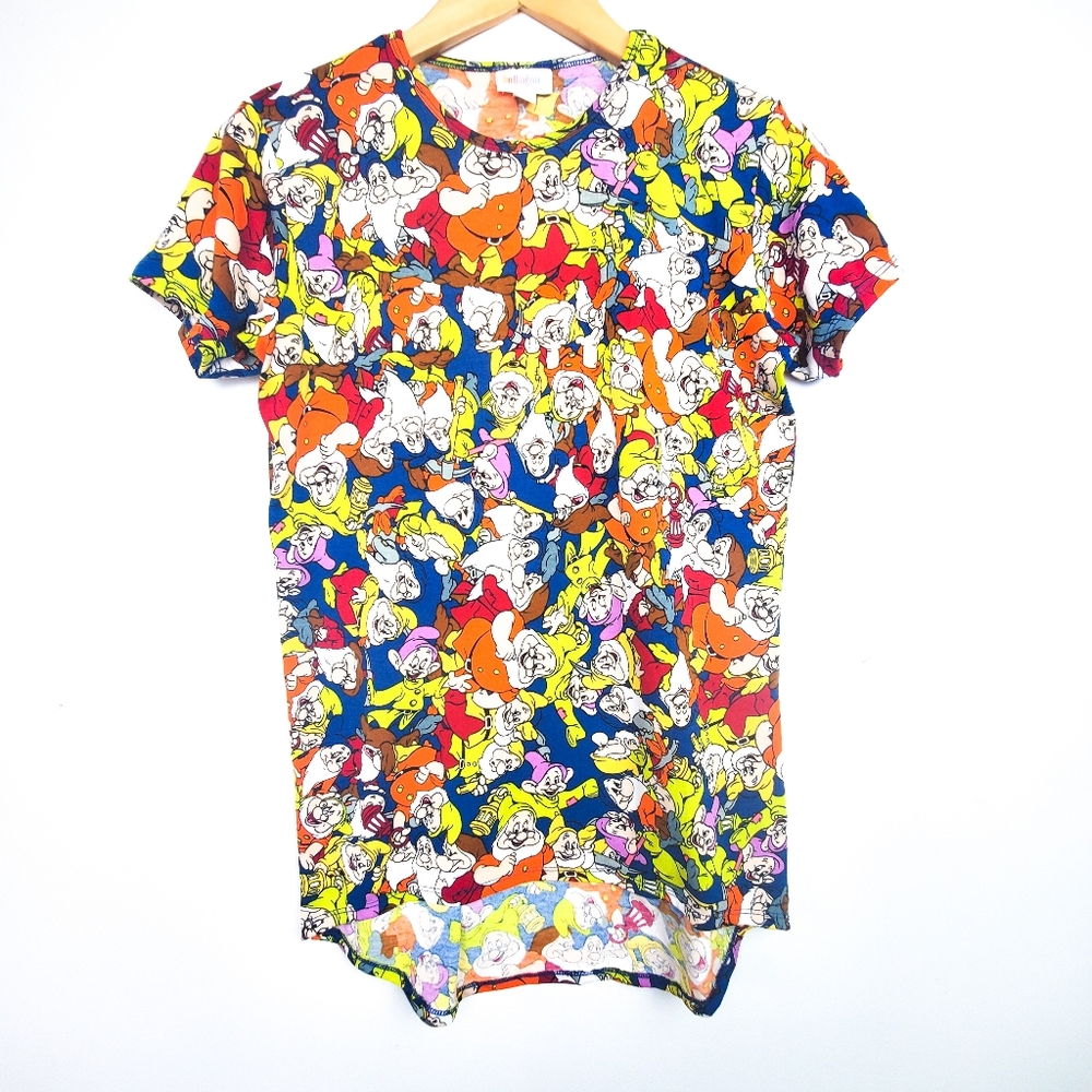 LulaRoe Disney Collection Snow White7 Dwarfs shirt